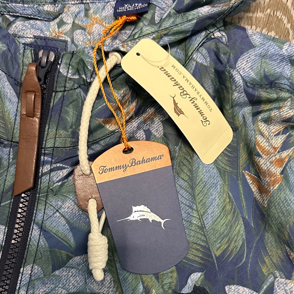 Tommy Bahama Botanical Beach Popover Dockside Blue. NWT! - Picture 8 of 16
